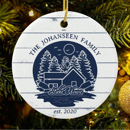 Hus Nautical Sjö Julgransprydnad Keramik