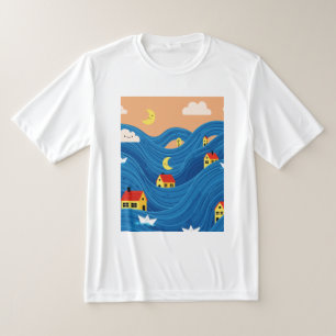 Hus och båtar t shirt