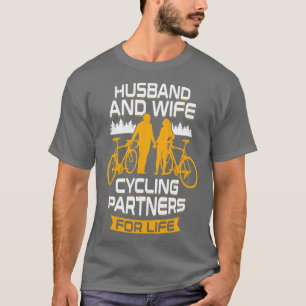 Hus och fruar som cyklingar för livet t shirt