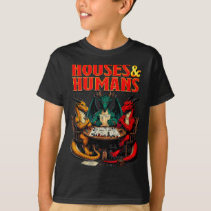 Hus Och Människor Roligt Brädspel Rpg Tärningsspel T Shirt