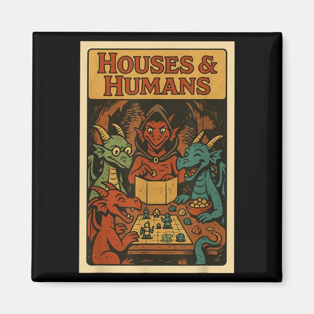 Hus och människor, romer, spelspelare, Manar Magnet (Framsidan)