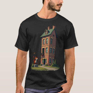 Hus överkomlighet ångest ekorre Fastigheter H T Shirt