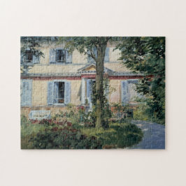Hus på Rueil av Edouard Manet Pussel