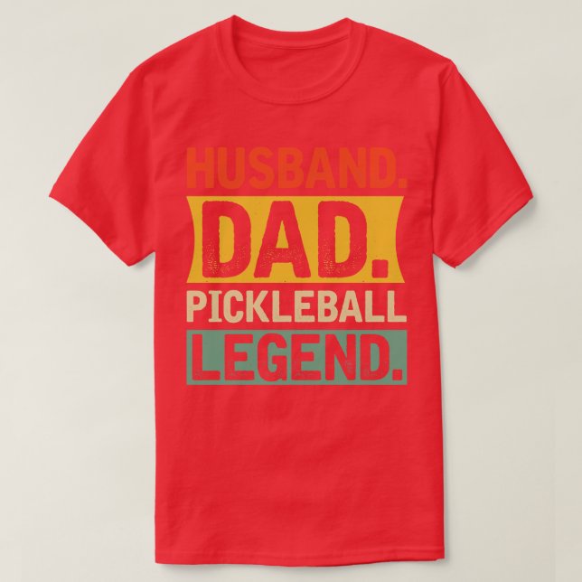 Hus Pappa Pickleball Legend T Shirt (Design framsida)