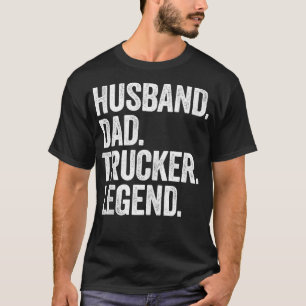 Hus Pappa Trucker Funny Lastbil Driver Trucking Vi T Shirt