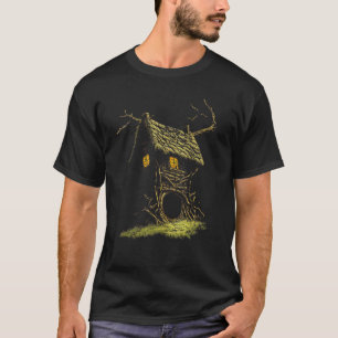 Hus som går på hönsben slavisk folklore Baba T Shirt