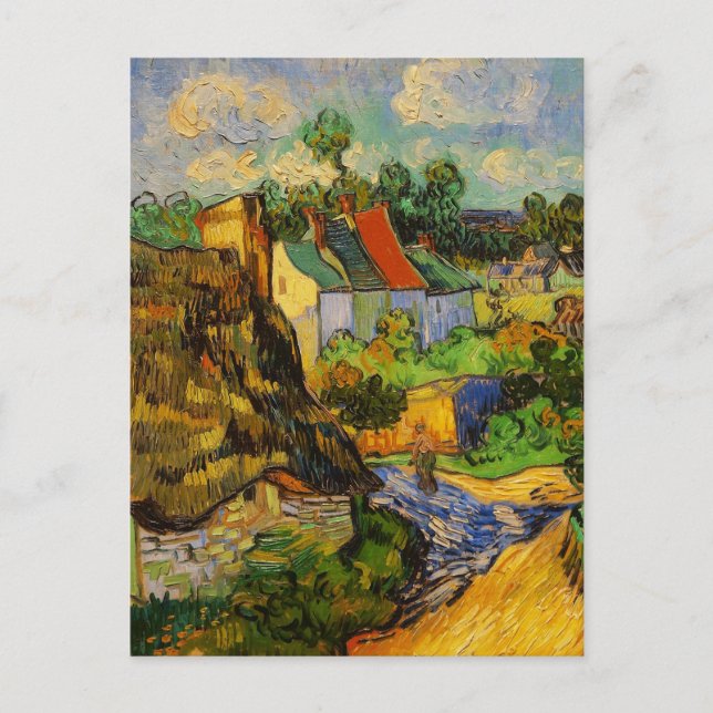 Hus till Auvers Vykort (Framsida)
