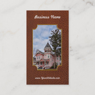 Hus - Victorian - Flemington, NJ - den rosa damen Visitkort