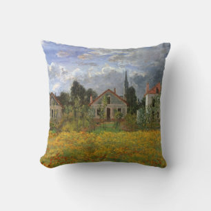 Hus vid Argenteuil av Claude Monet Kudde