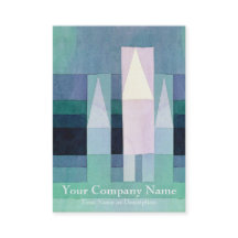 Hus vid den Paul Klee visitkorten