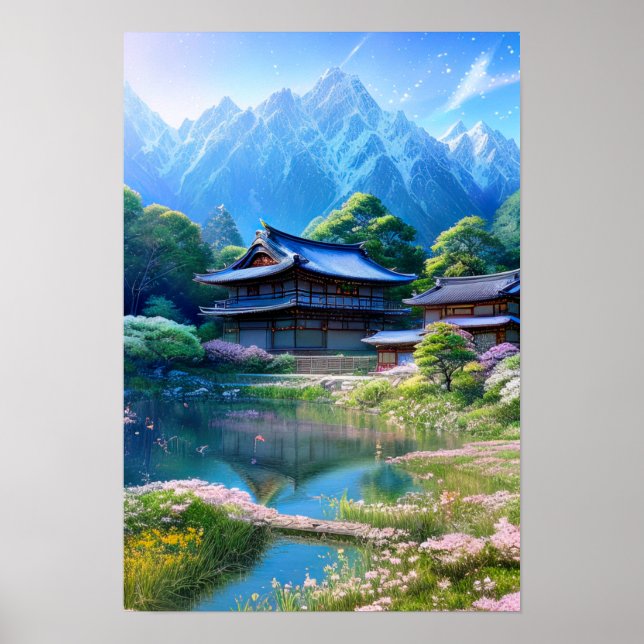 Hus vid Lugnen Poster (Framsidan)