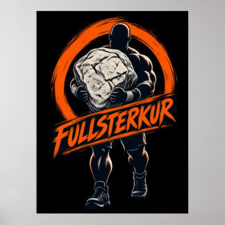 Husafellstenen - Fullsterkur Poster