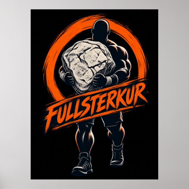 Husafellstenen - Fullsterkur Poster (Framsidan)