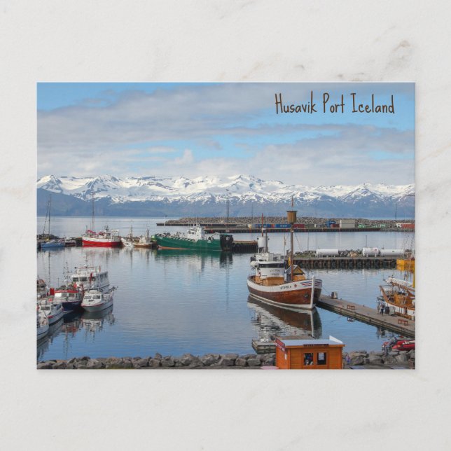 Husavik-Islandet Helg Vykort (Framsida)