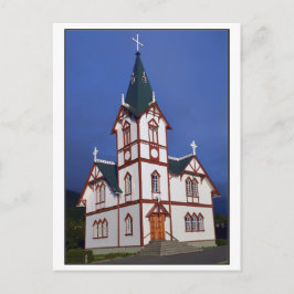 Husavik Lutheran Church, Islandet. Vykort