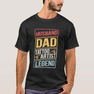 Husband Dad Tattoo Legend Father'S Day T Shirt