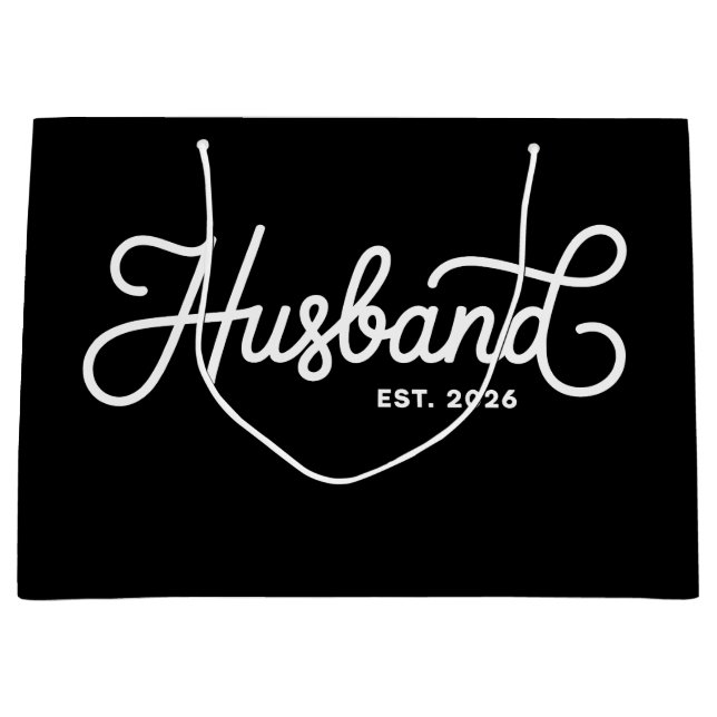 Husband Est 2026 Wedding Just Married Honeymoon (Framsidan)