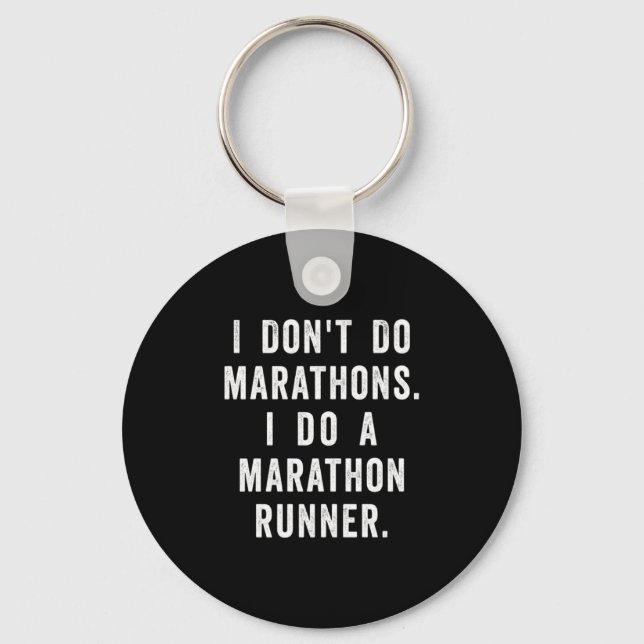Husband I Dont Do Marathons I Do A Marathon Runne  Nyckelring (Framsida)
