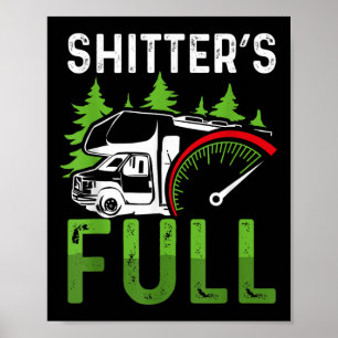 Husbil Rv Camping Husvagn Ters Full Poster