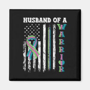 Husbyn till Warrior Metastatic Breast Cancer USA Magnet