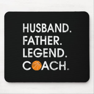 Husbynd Far Legend Coach Roligt Bysketbyll Gift Musmatta