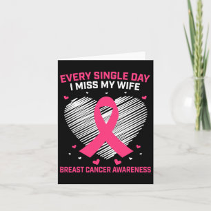 Husbynd Manar I Miss My Rosa Breast Cancer Awar Kort