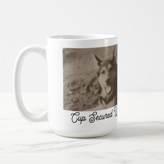 Husdjur, Älskare, fotoutbytbar, fräckt text Kaffemugg (Vänster)