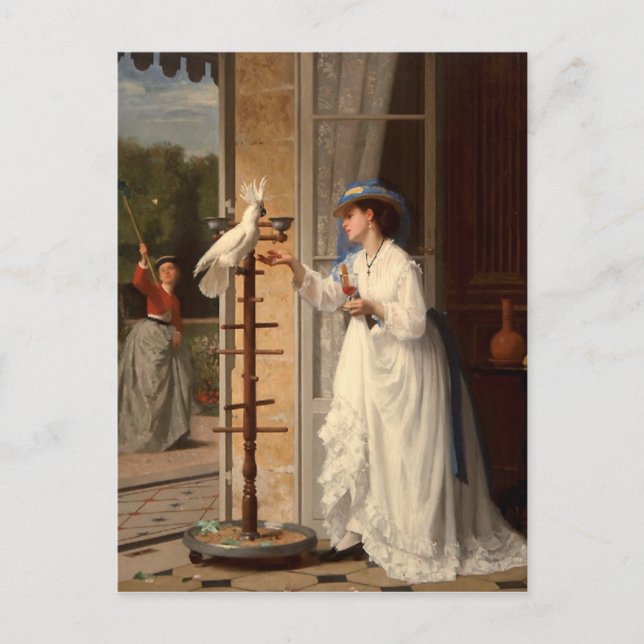 Husdjur Cockatoo Vykort (Framsida)