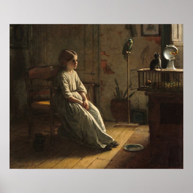 Husdjur - Eastman Johnson Fine Art Poster (Framsidan)