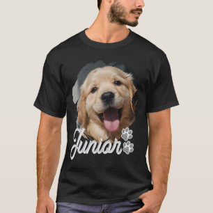 Husdjur Enkel Modern Cool Typografi Namn och Foto T Shirt