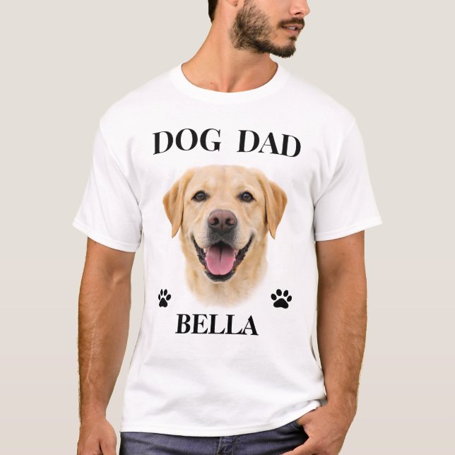 Husdjur Enkla Moderna Coola Anpassade Hundnamn och T Shirt (Framsida)