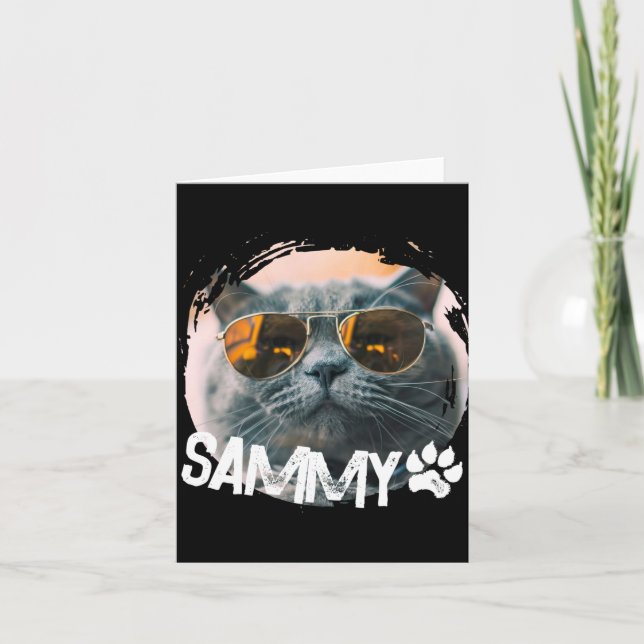 Husdjur Enkla Moderna Nge Coola Namn Och Foto  Kort (Framsida)