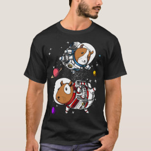 Husdjur för Cavy för utrymmeförsökskaninastron T Shirt