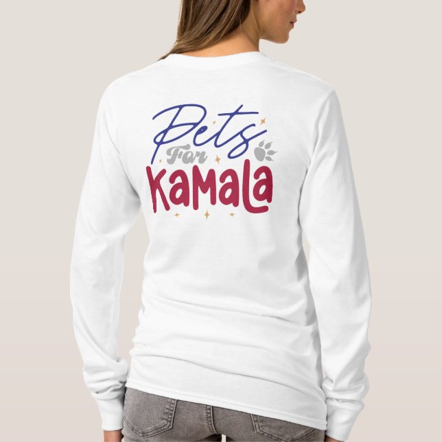 Husdjur för Kamala Harris 2024 T Shirt (Baksida)