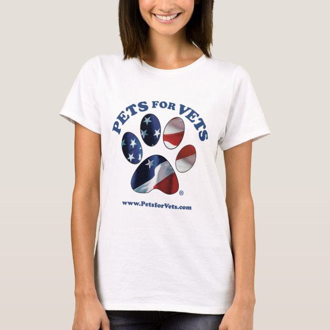 Husdjur för Vets T-shirt (Framsida)
