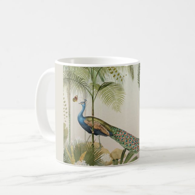 Husdjur med fjärilar kaffemugg (Framsida vänster)