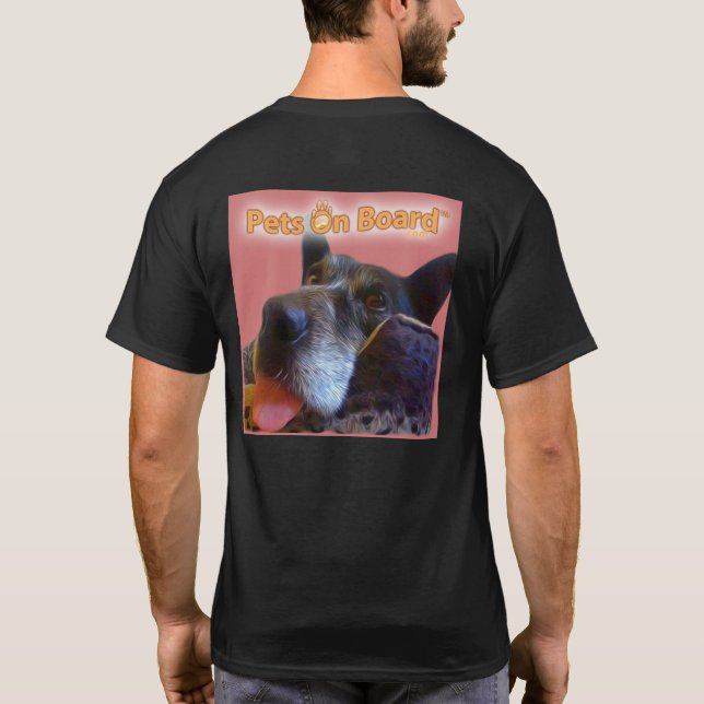 Husdjur på den Board™ T-tröja, logotyptunga T-shirt (Baksida)