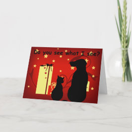 Husdjur Se julklapp Helgkort