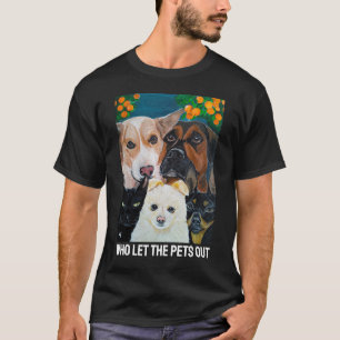 Husdjur Selfie-målning av Alfred Fox T Shirt