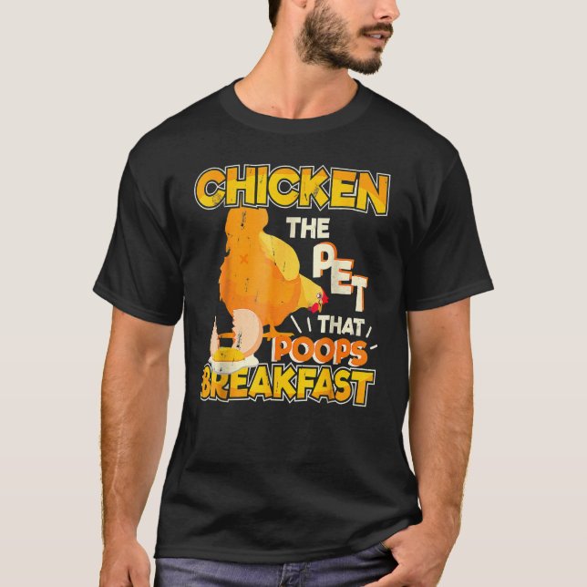 Husdjur som bajsar frukost  Kycklinguppfödning  1 T Shirt (Framsida)