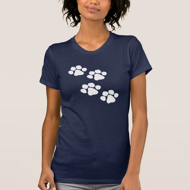 Husdjurdjurtass avtryck tee (Framsida)