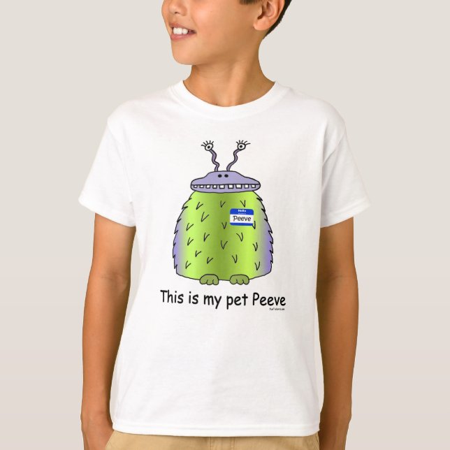 Husdjuret Peeve t-skjortan T-shirt (Framsida)