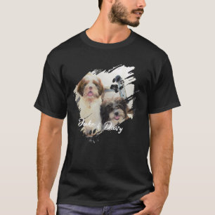 Husdjurs enkla moderna coola typografi namn och fo t shirt