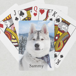 Husdjurs fotonamn casinokort