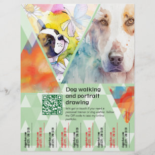 Husdjurs Porträtt Flyers