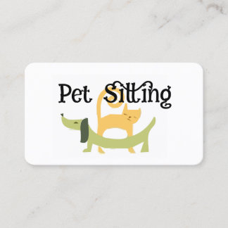 husdjurs-sittning visitkort