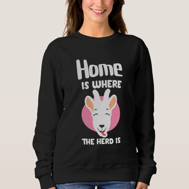 Husdjursfarmare som föder upp getter är besättning t shirt (Framsida)