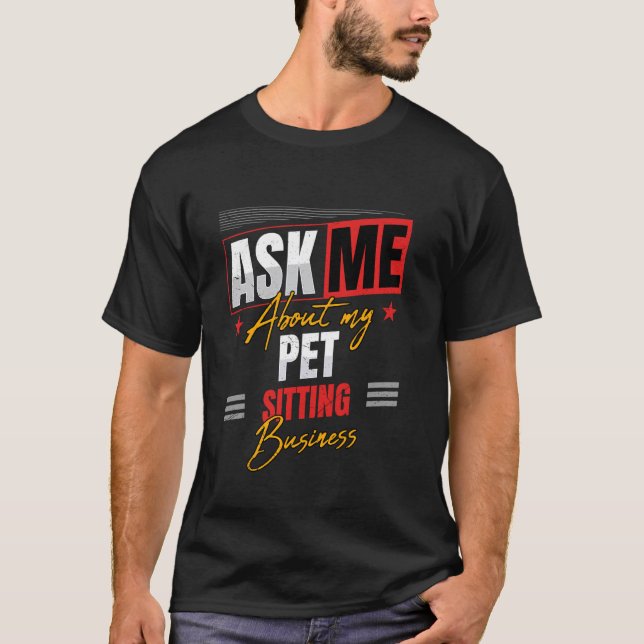Husdjurssittarverksamhet T Shirt (Framsida)