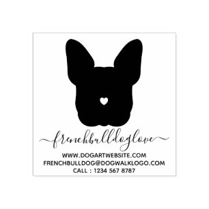Husdjurssitter Hundpromenad French Bulldog Stämpel