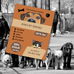 Husdjurstjänster Flygblad<br><div class="desc">Designad för ägaren av sällskapsdjursverksamheten. Den här produkten är ett underbart sätt att marknadsföra Pet Services-verksamheten. All text är 100 % anpassade. Efter 1 Bizoption (reserverade höger).</div>